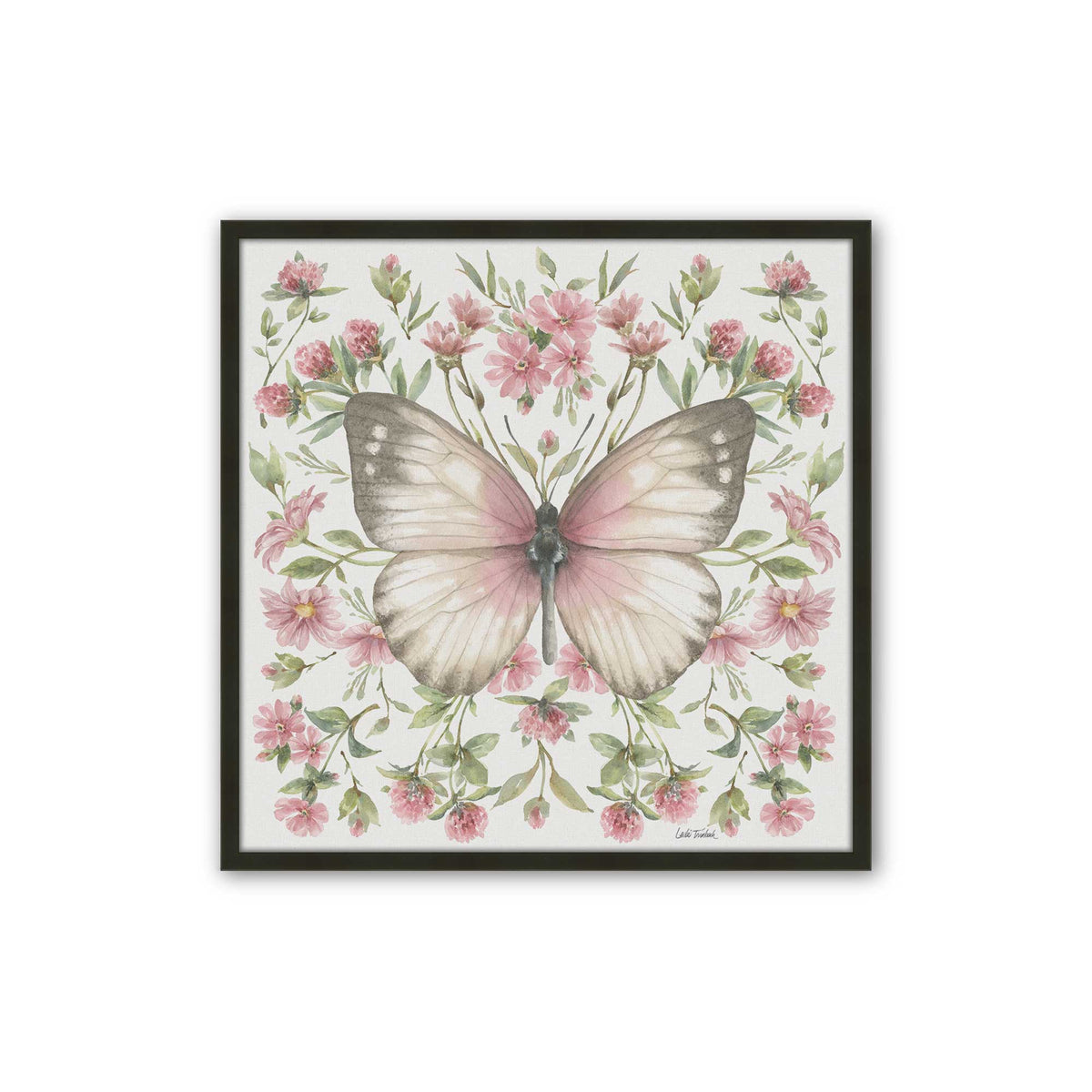 [Color:Satin Black], Picture of art in a Satin Black frame