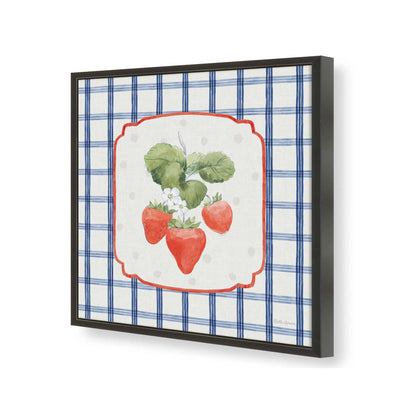 [Color:Satin Black], Picture of art in a Satin Black frame of the corner
