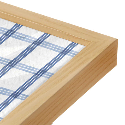 [Color:American Maple], Picture of art in a American Maple frame at an angle