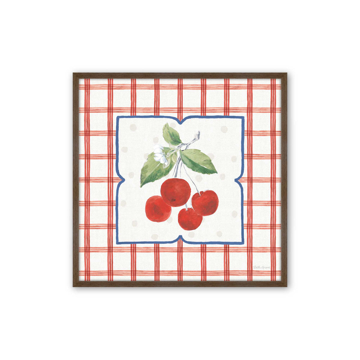 [Color:Walnut], Picture of art in a Walnut frame