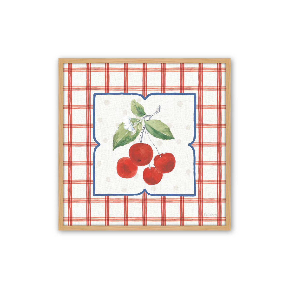 [Color:American Maple], Picture of art in a American Maple frame