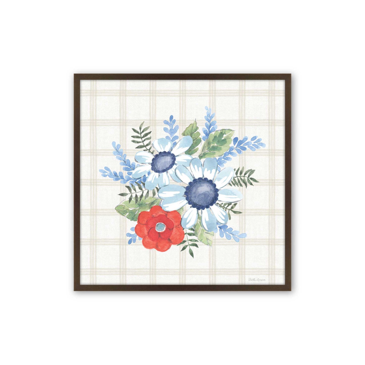 [Color:Belvinder Brown], Picture of art in a Belvinder Brown frame