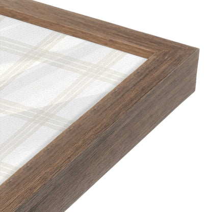[Color:Walnut], Picture of art in a Walnut frame at an angle