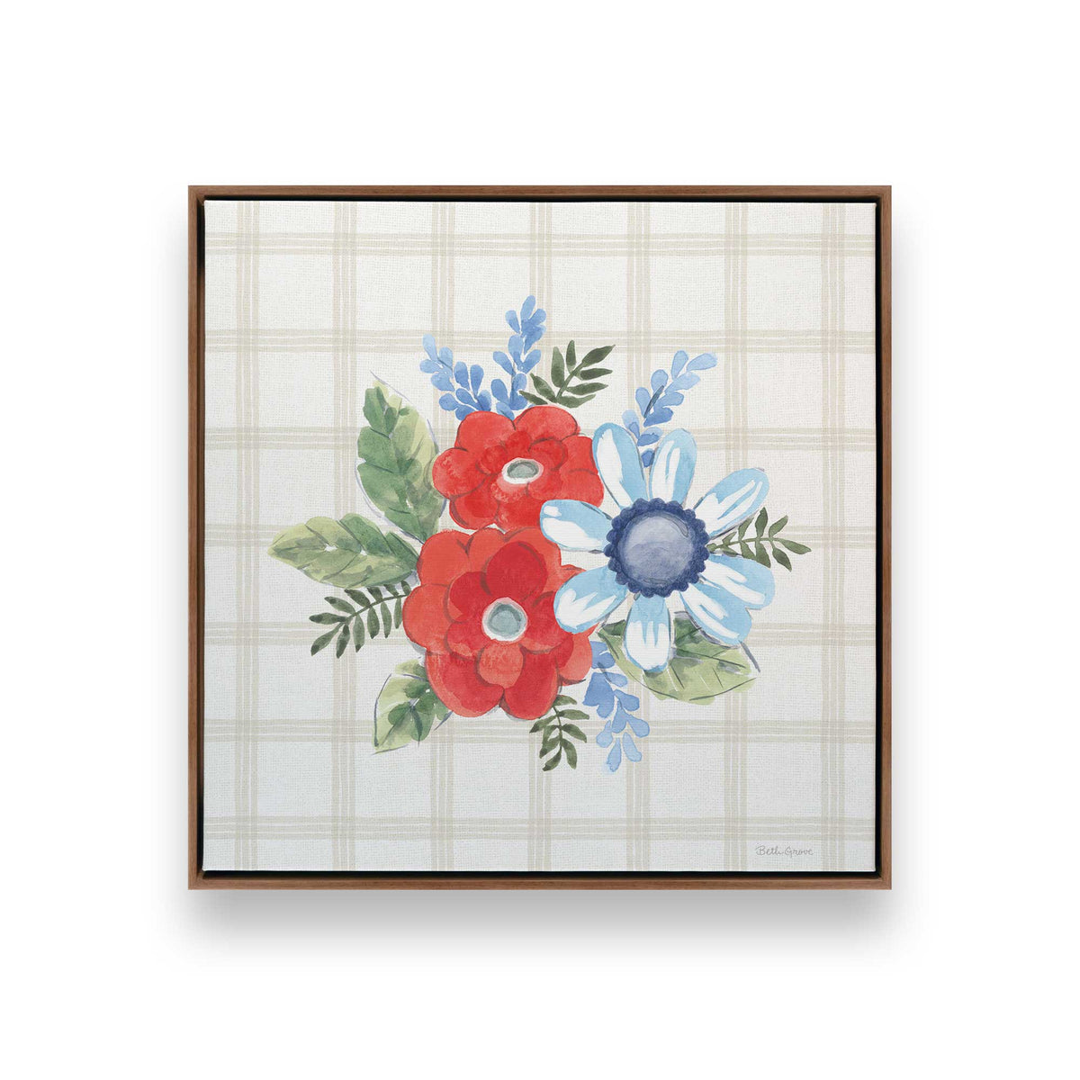 [Color:Walnut], Picture of art in a Walnut frame