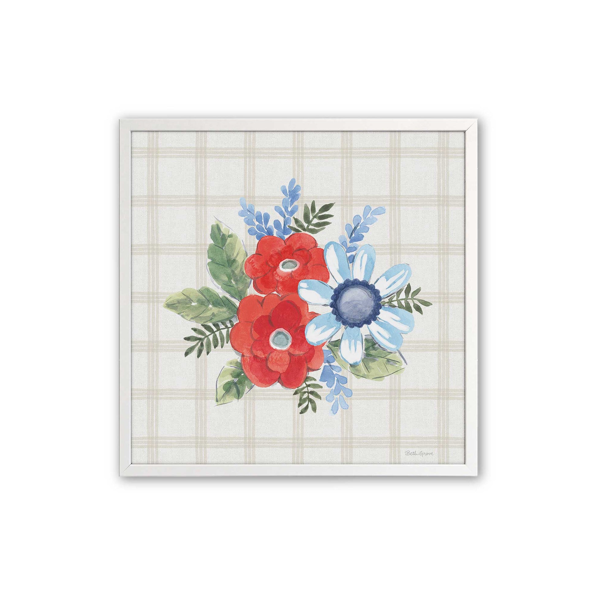 [Color:Opaque White], Picture of art in an Opaque White frame