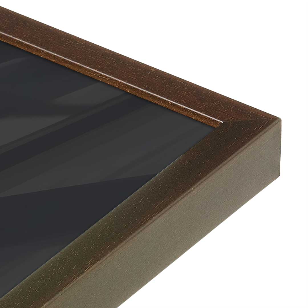 [Color:Belvinder Brown], Picture of art in a Belvinder Brown frame at an angle