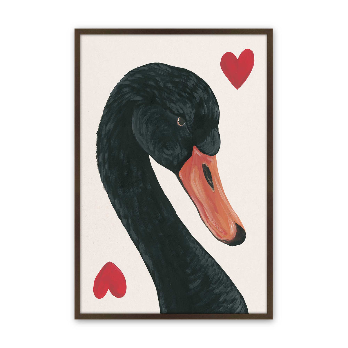 [Color:Brown], Picture of art in a Brown frame