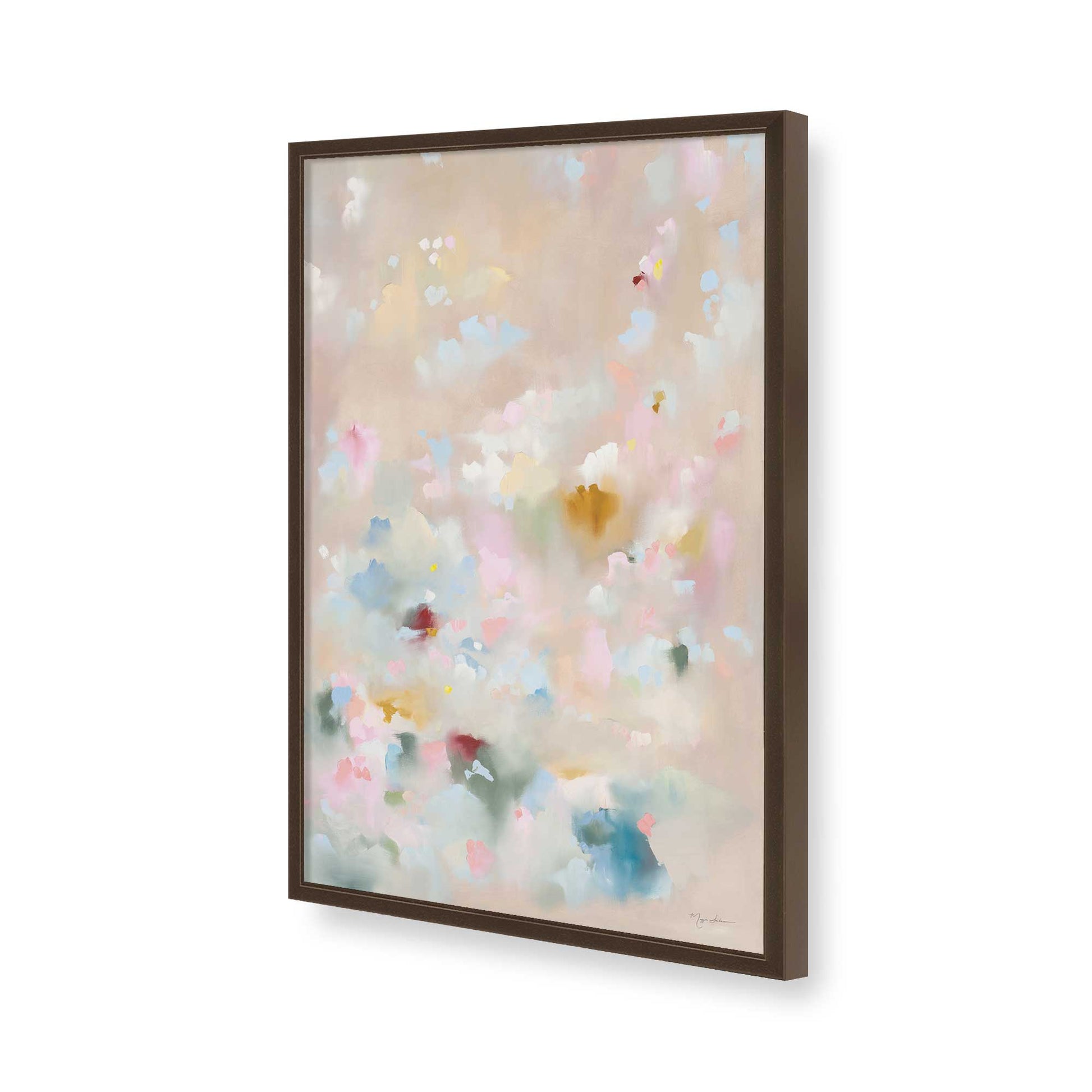 [Color:Belvinder Brown], Picture of art in a Belvinder Brown frame of the corner