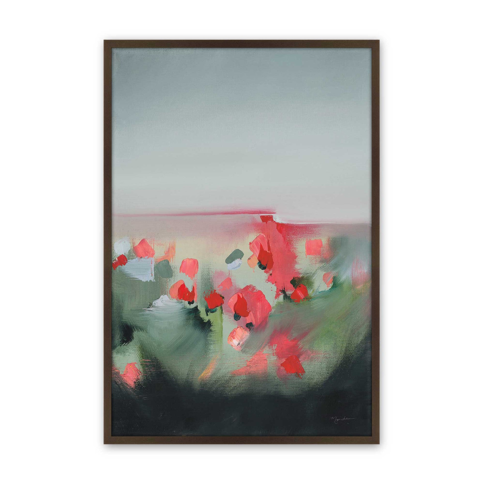 [Color:Brown], Picture of art in a Brown frame