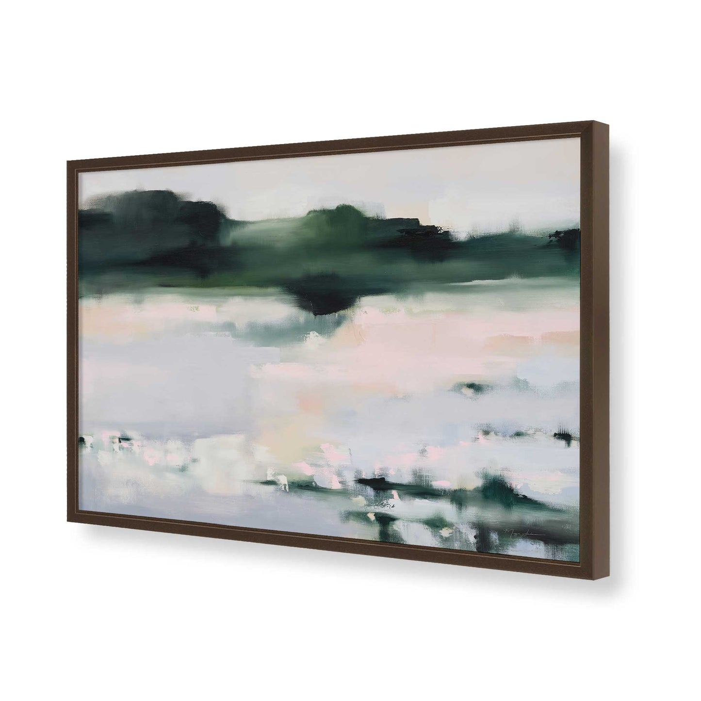 [Color:Belvinder Brown], Picture of art in a Belvinder Brown frame of the corner