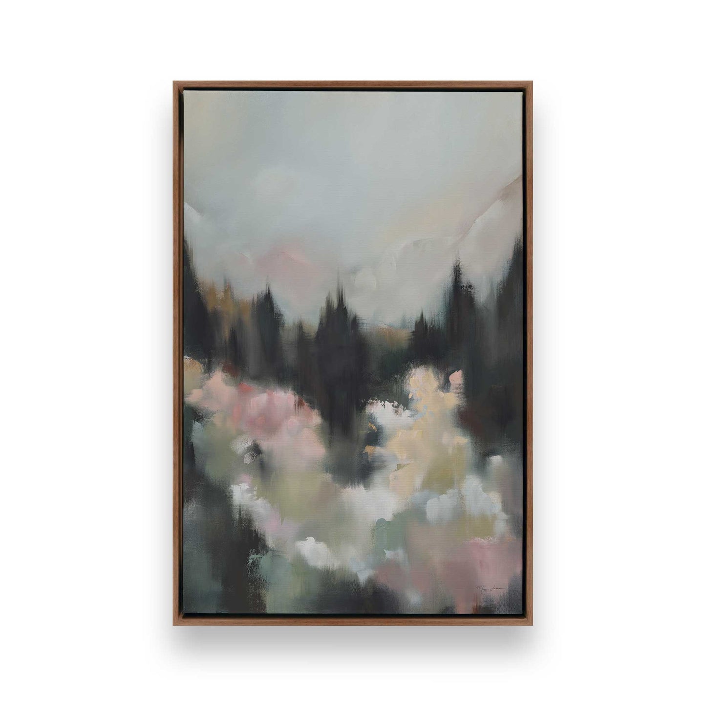 [Color:Walnut], Picture of art in a Walnut frame