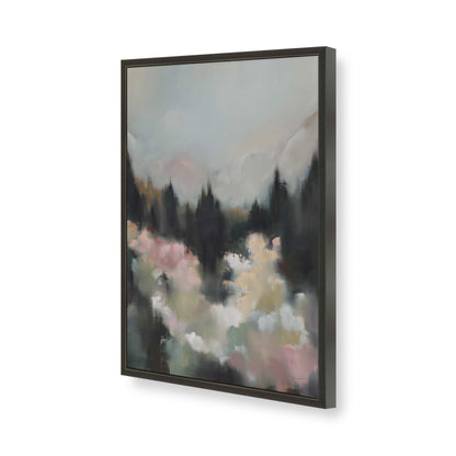 [Color:Satin Black], Picture of art in a Satin Black frame of the corner