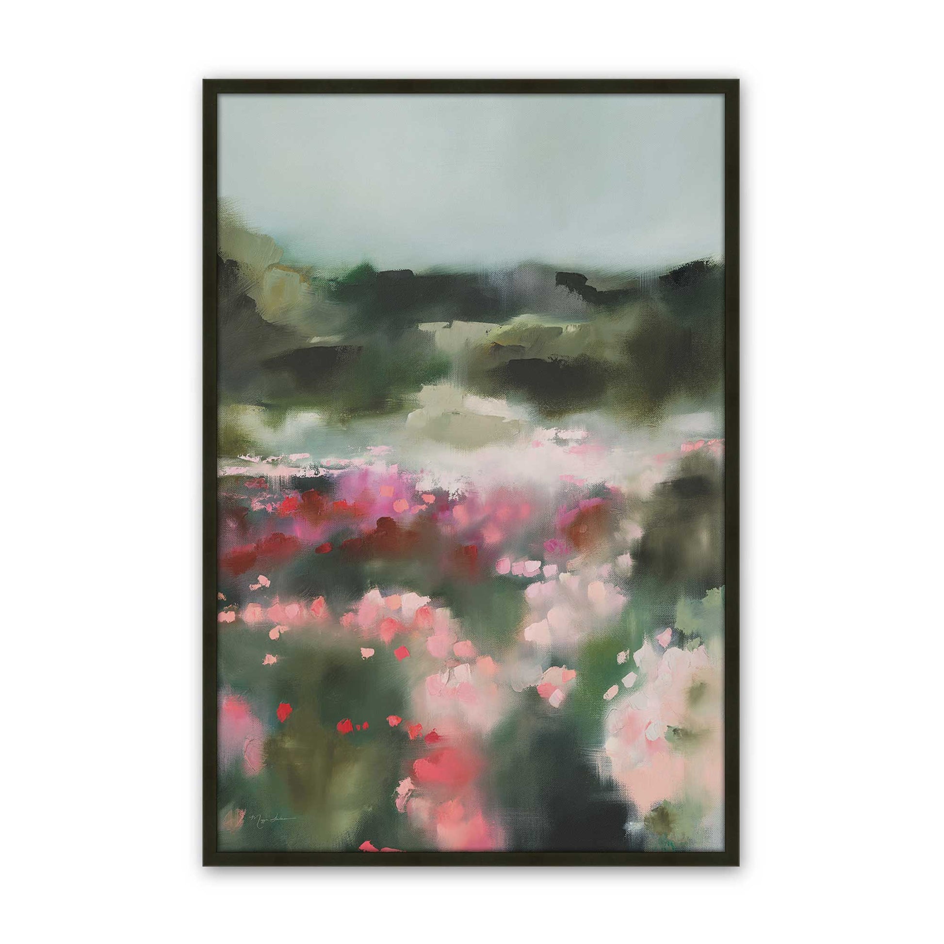 [Color:Satin Black], Picture of art in a Satin Black frame