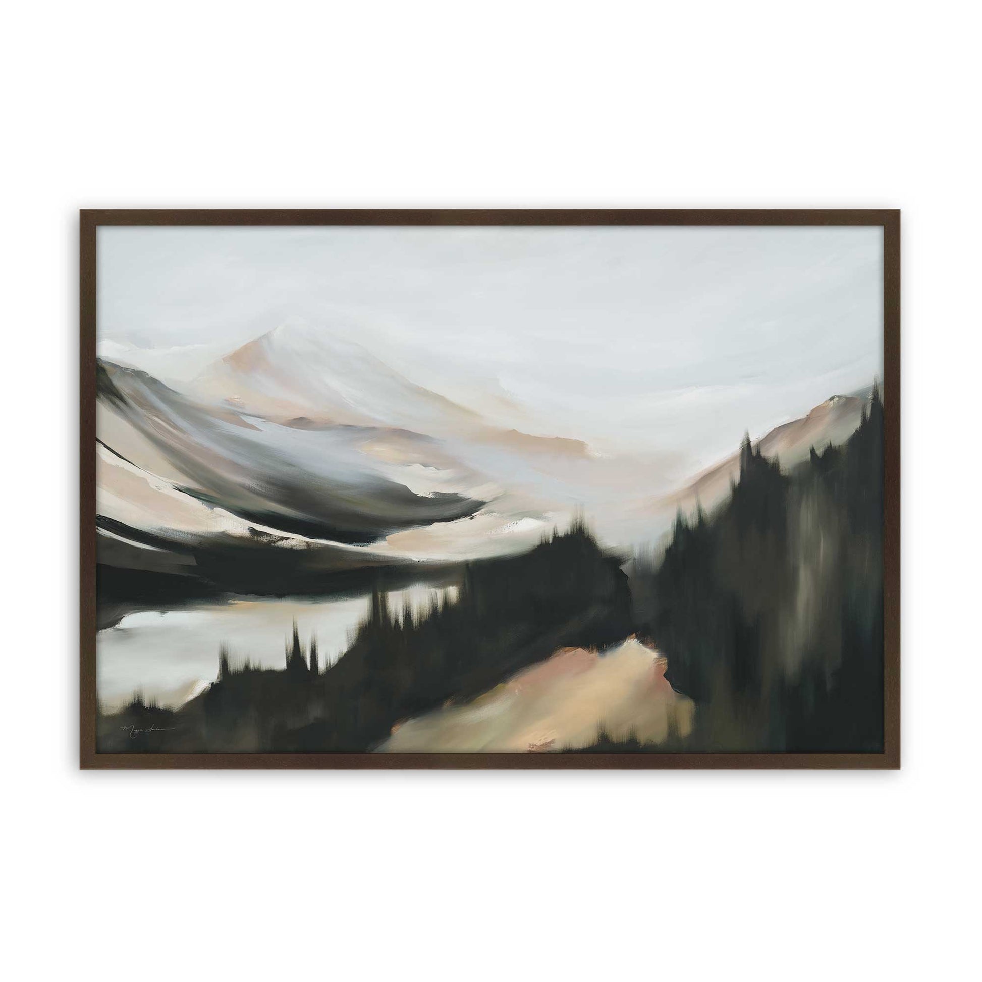 [Color:Belvinder Brown], Picture of art in a Belvinder Brown frame