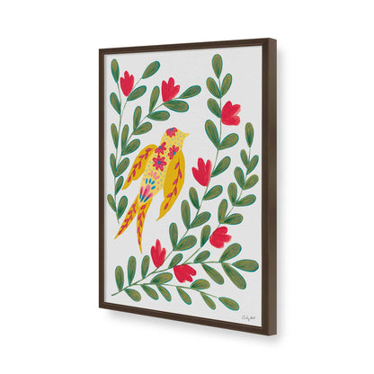 [Color:Belvinder Brown], Picture of art in a Belvinder Brown frame of the corner
