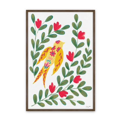 [Color:Walnut], Picture of art in a Walnut frame