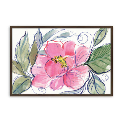[Color:Brown], Picture of art in a Brown frame