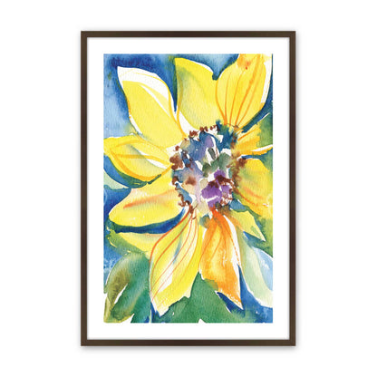 [Color:Brown], Picture of art in a Brown frame