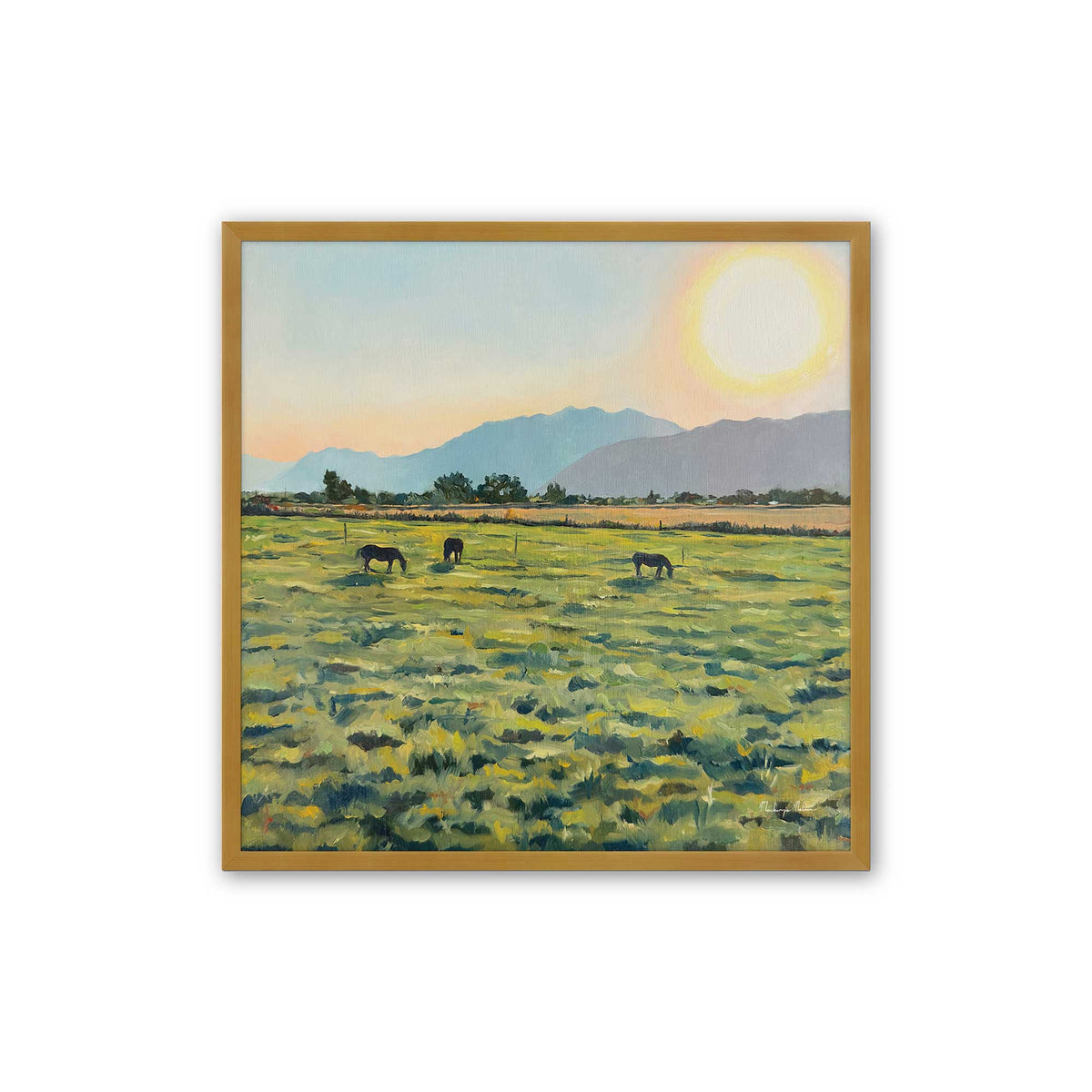 [Color:Polished Gold], Picture of art in a Polished Gold frame