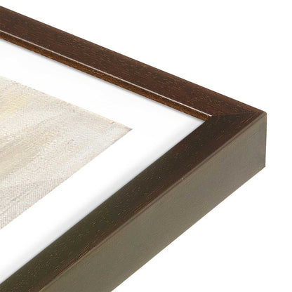 [Color:Espresso], Picture of art in a Espresso frame at an angle