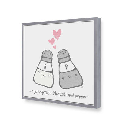 [Color:Polished Chrome], Picture of art in a Polished Chrome frame of the corner