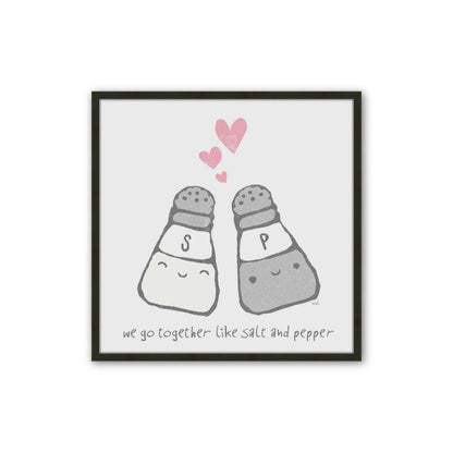 [Color:Satin Black], Picture of art in a Satin Black frame