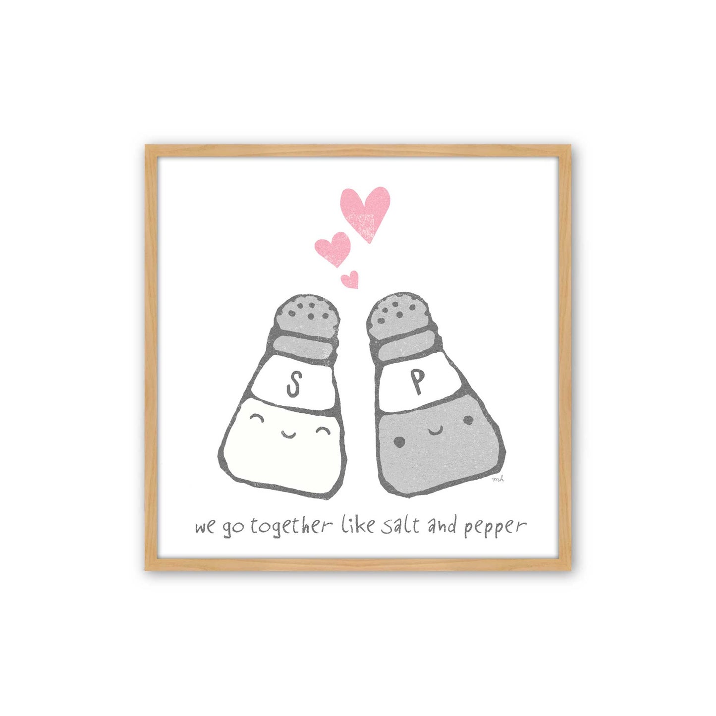 [Color:American Maple], Picture of art in a American Maple frame