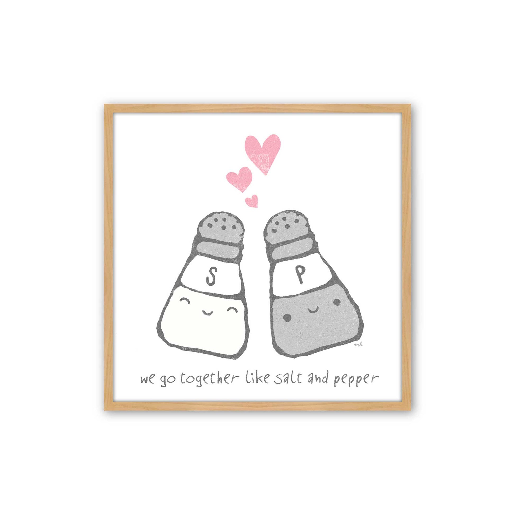 [Color:American Maple], Picture of art in a American Maple frame