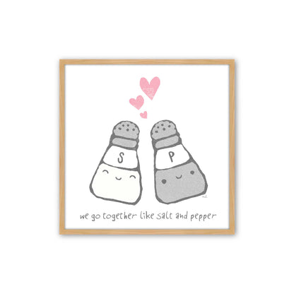 [Color:American Maple], Picture of art in a American Maple frame