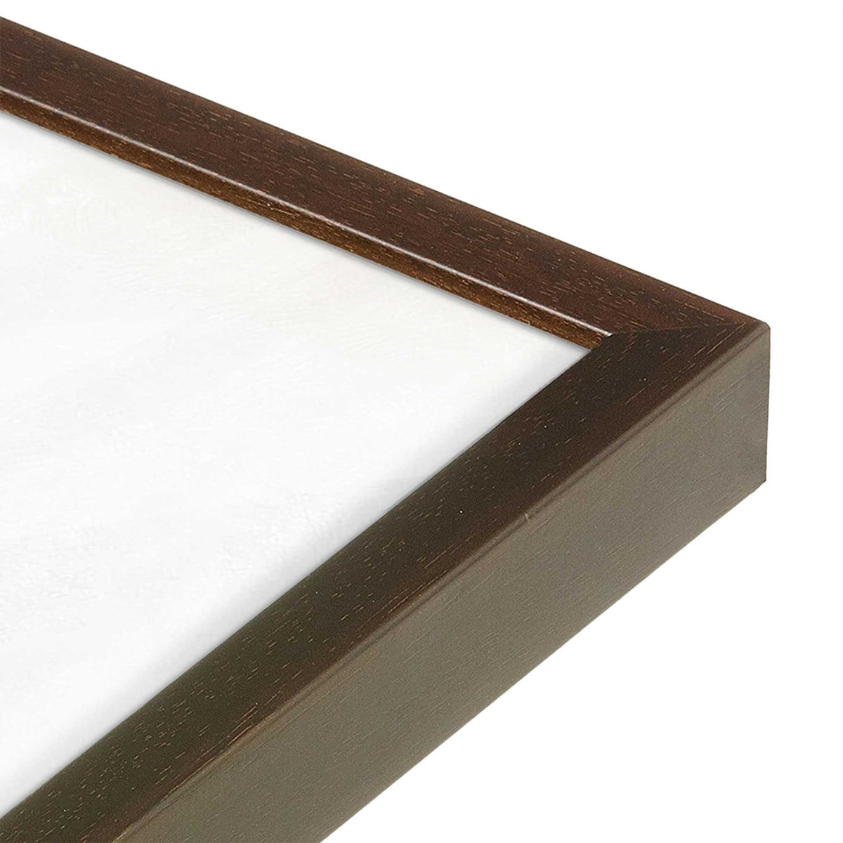 [Color:Belvinder Brown], Picture of art in a Belvinder Brown frame at an angle