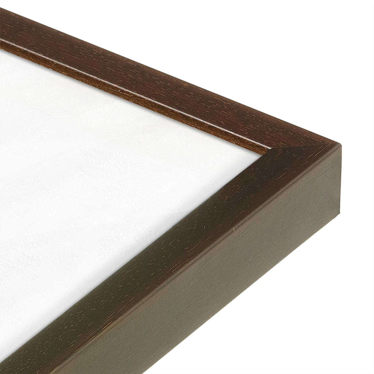 [Color:Belvinder Brown], Picture of art in a Belvinder Brown frame at an angle