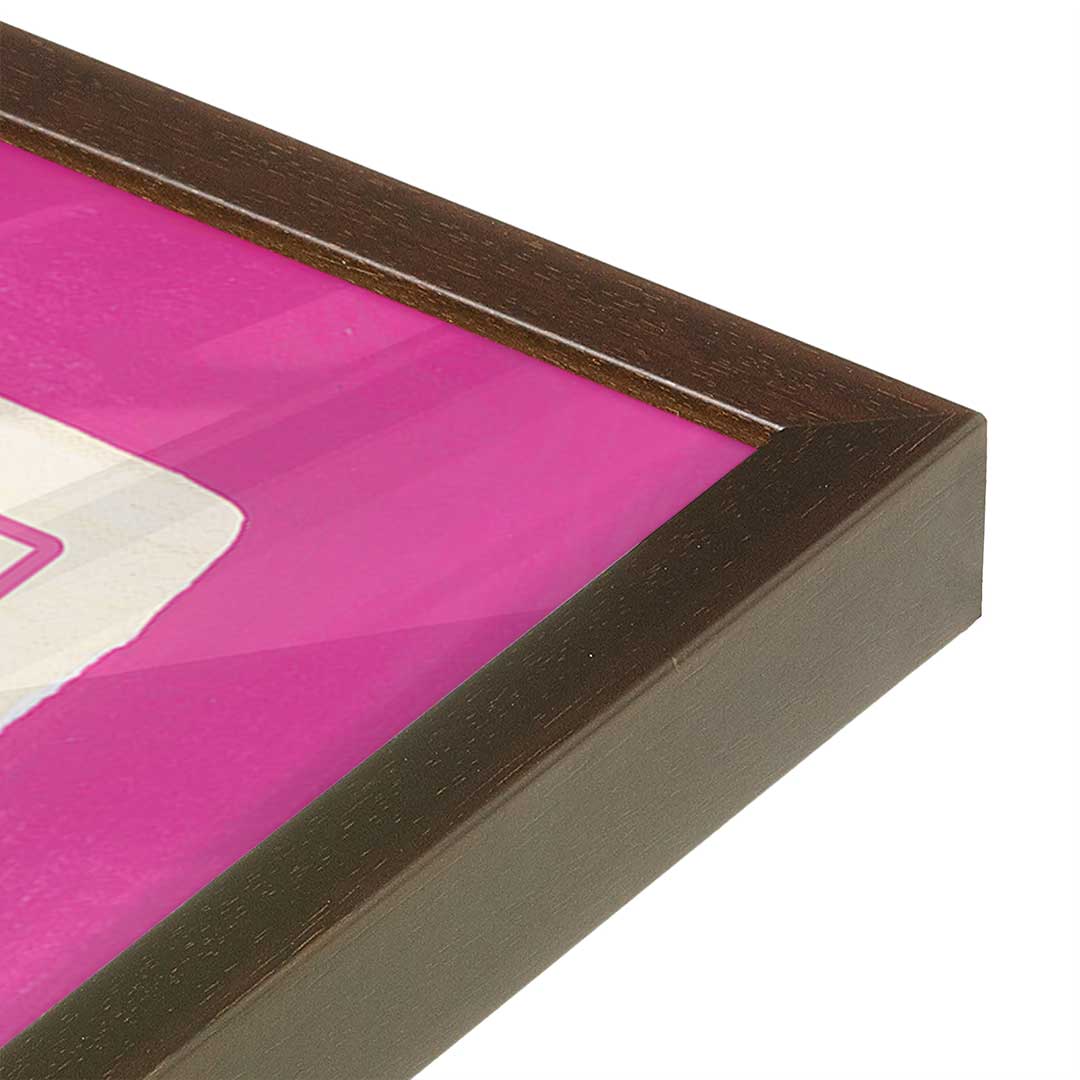 [Color:Belvinder Brown], Picture of art in a Belvinder Brown frame of the corner