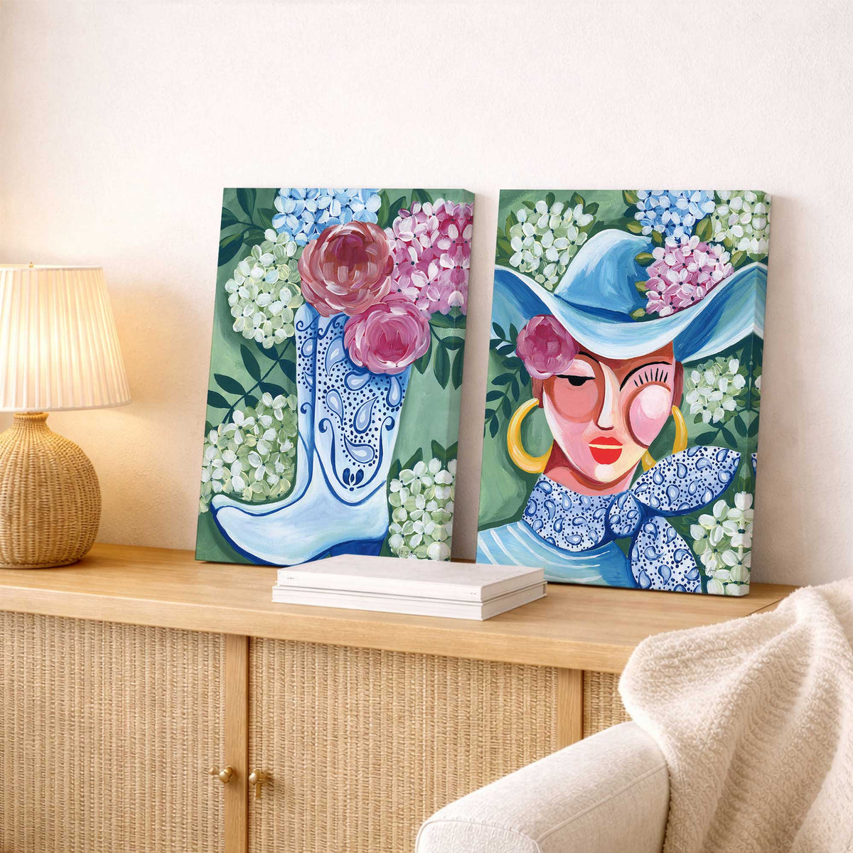 [Color:Stretched Canvas], Picture of art