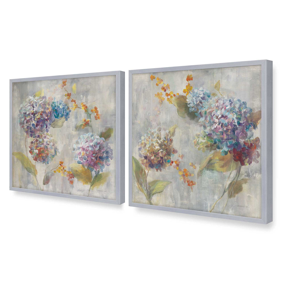 [Color:Polished Chrome], Picture of art in a Polished Chrome frame of the corner