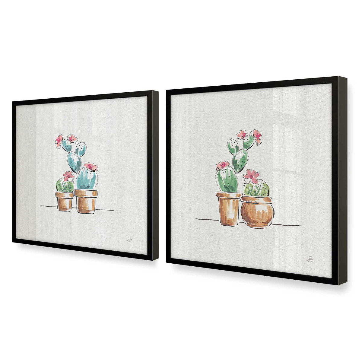 [Color:Satin Black], Picture of art in a Satin Black frame at an angle