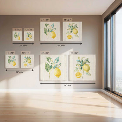 Zesty Little Sunshine, Set of 2 Canvas Prints