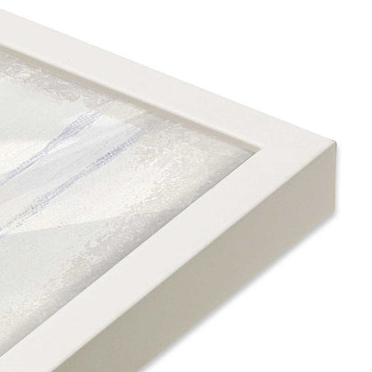 [Color:Opaque White], Picture of art in an Opaque White frame of the corner