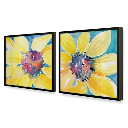 [Color:Satin Black], Picture of art in a Satin Black frame at an angle