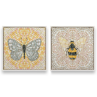 [Color:Opaque White], Picture of art in a White frame