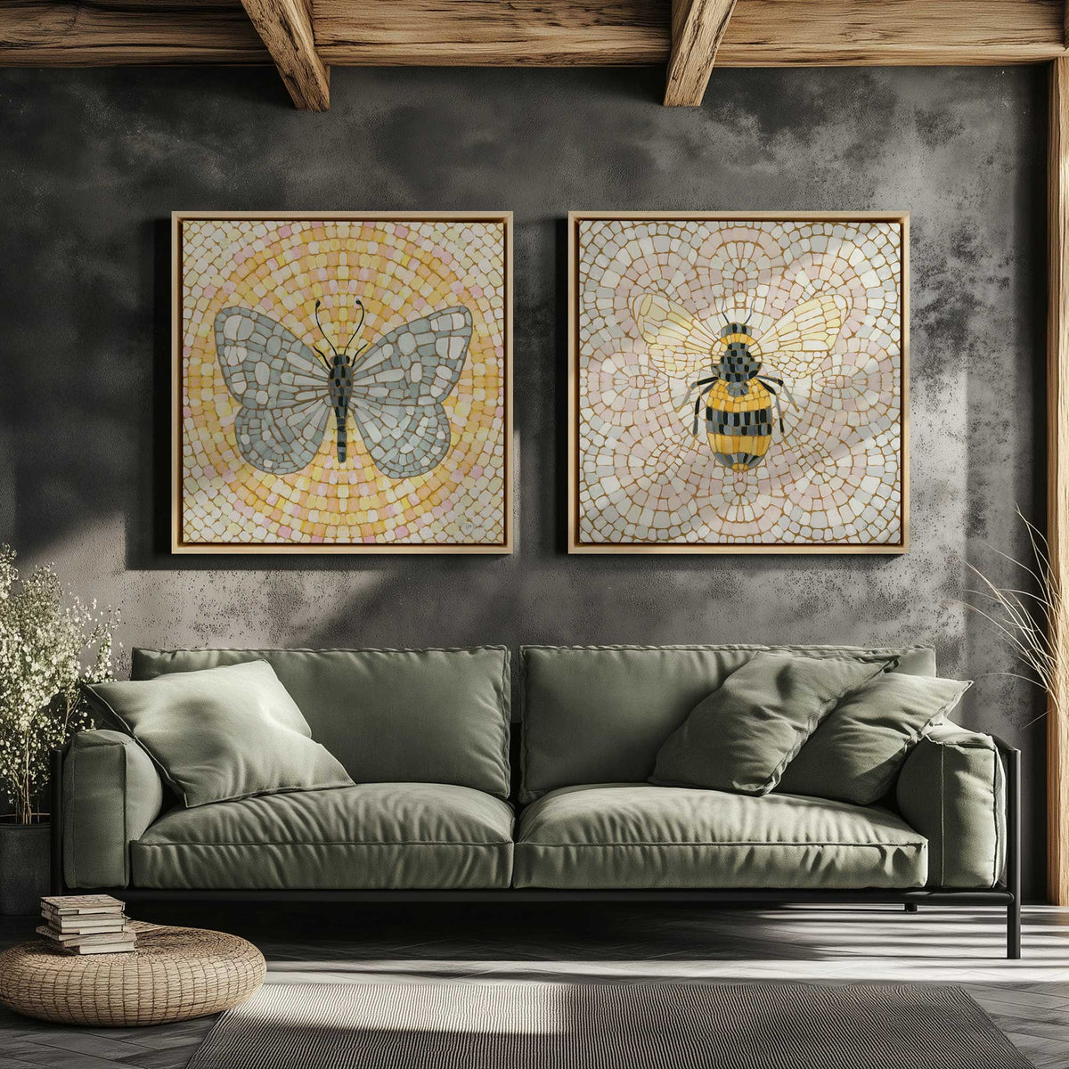 [Color:Polished Gold], Picture of art in a Polished Gold frame