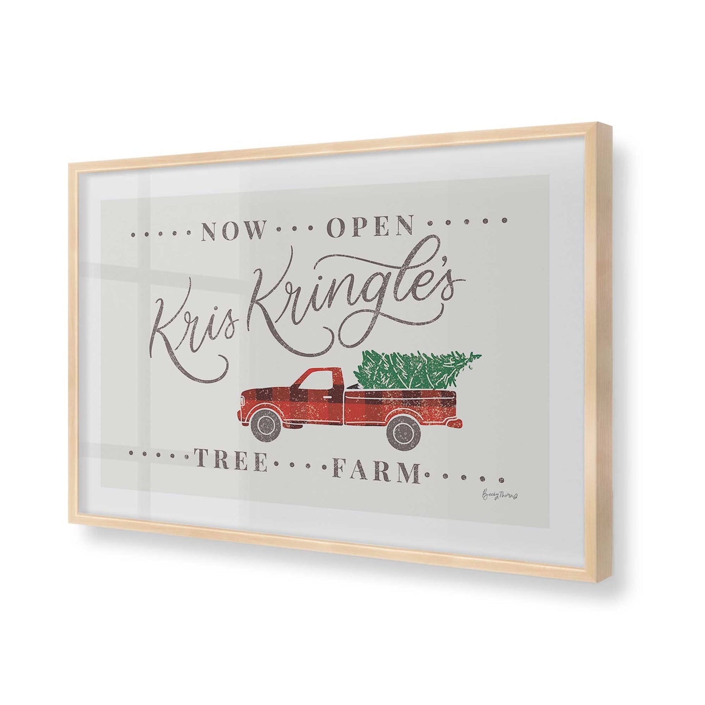 [Color:Raw Maple], Picture of art in a Raw Maple frame of the corner