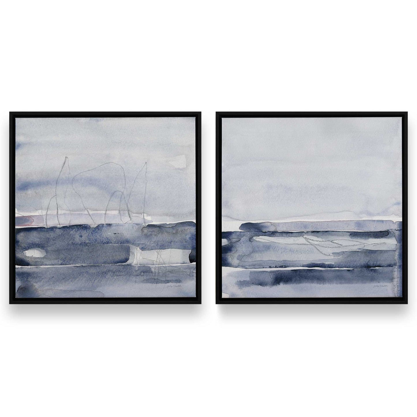 [Color:Satin Black], Picture of art in a Satin Black frame
