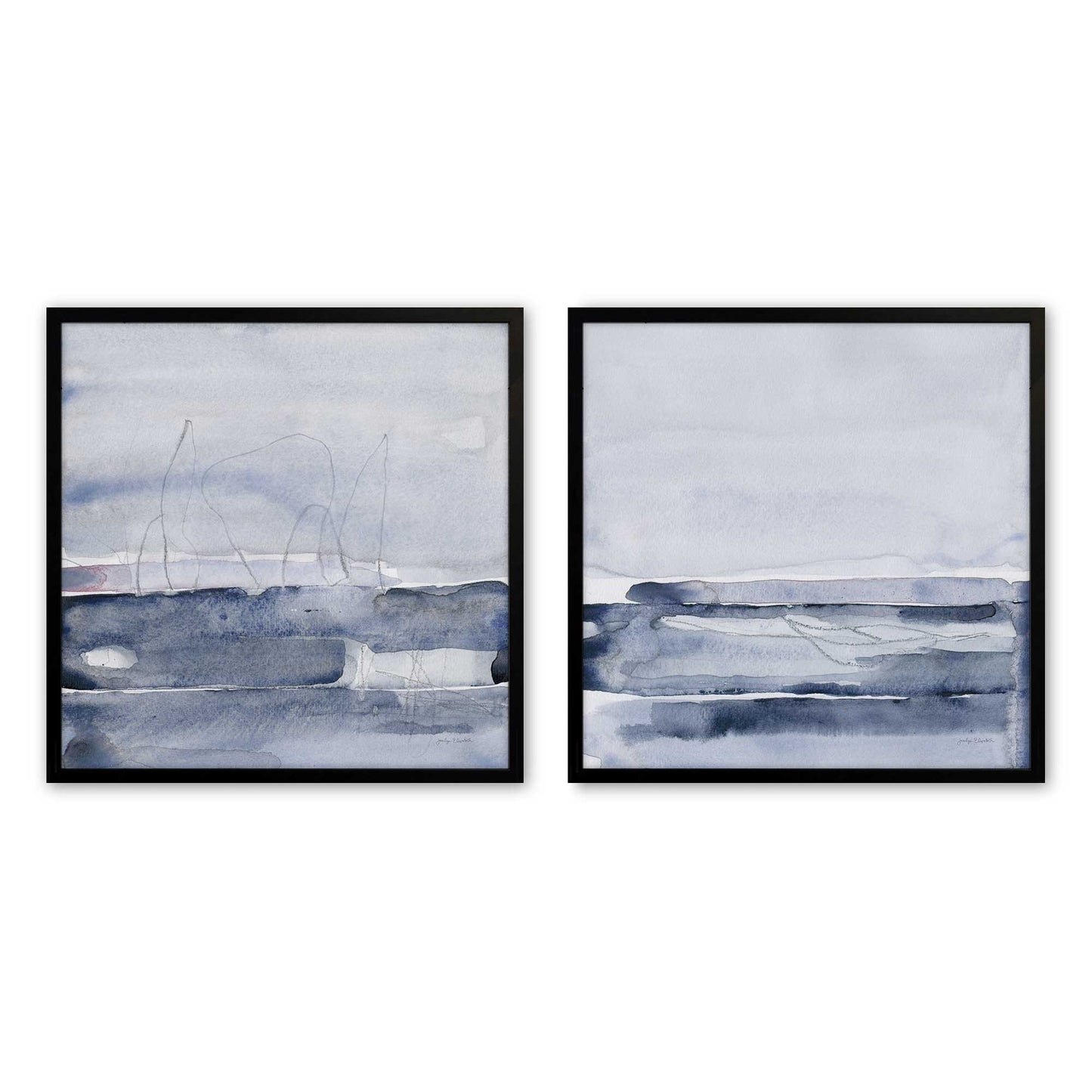 [Color:Satin Black], Picture of art in a Satin Black frame