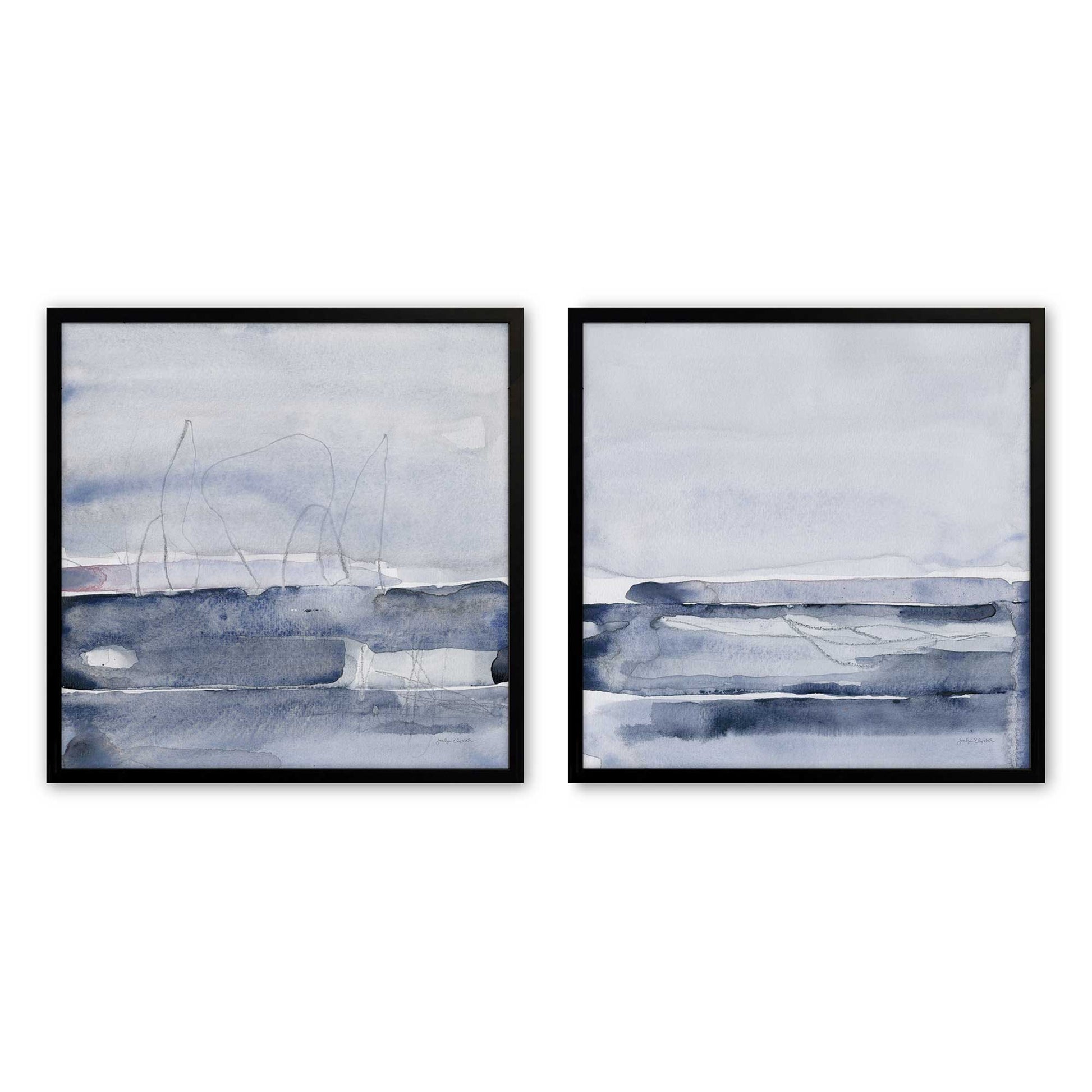 [Color:Satin Black], Picture of art in a Satin Black frame