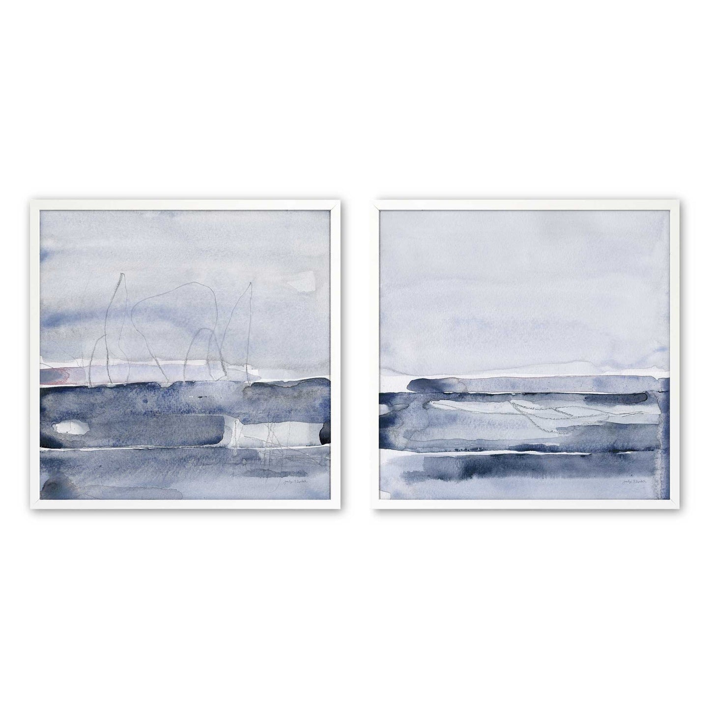 [Color:Opaque White], Picture of art in an Opaque White frame