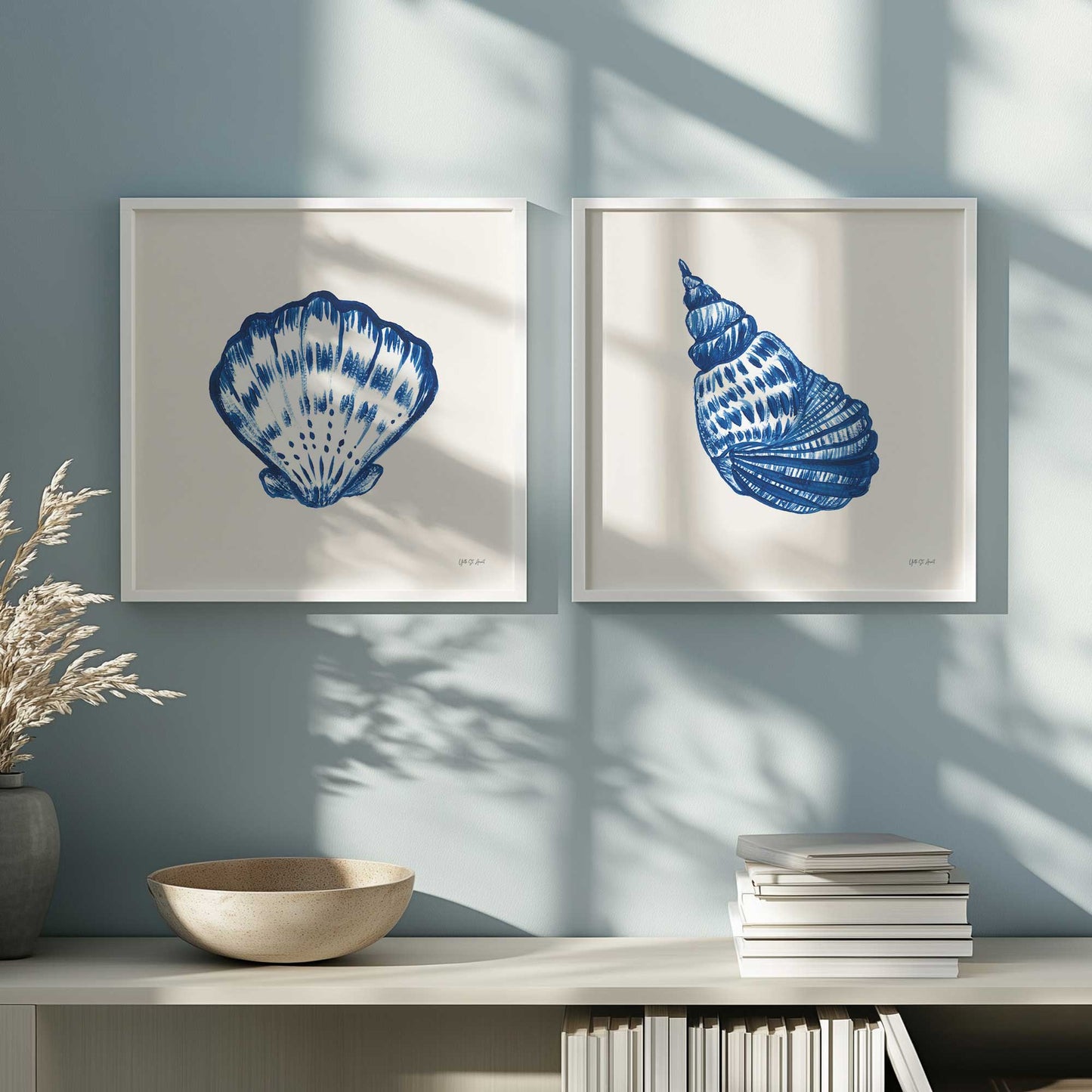 [Color:Opaque White], Picture of art in an Opaque White frame