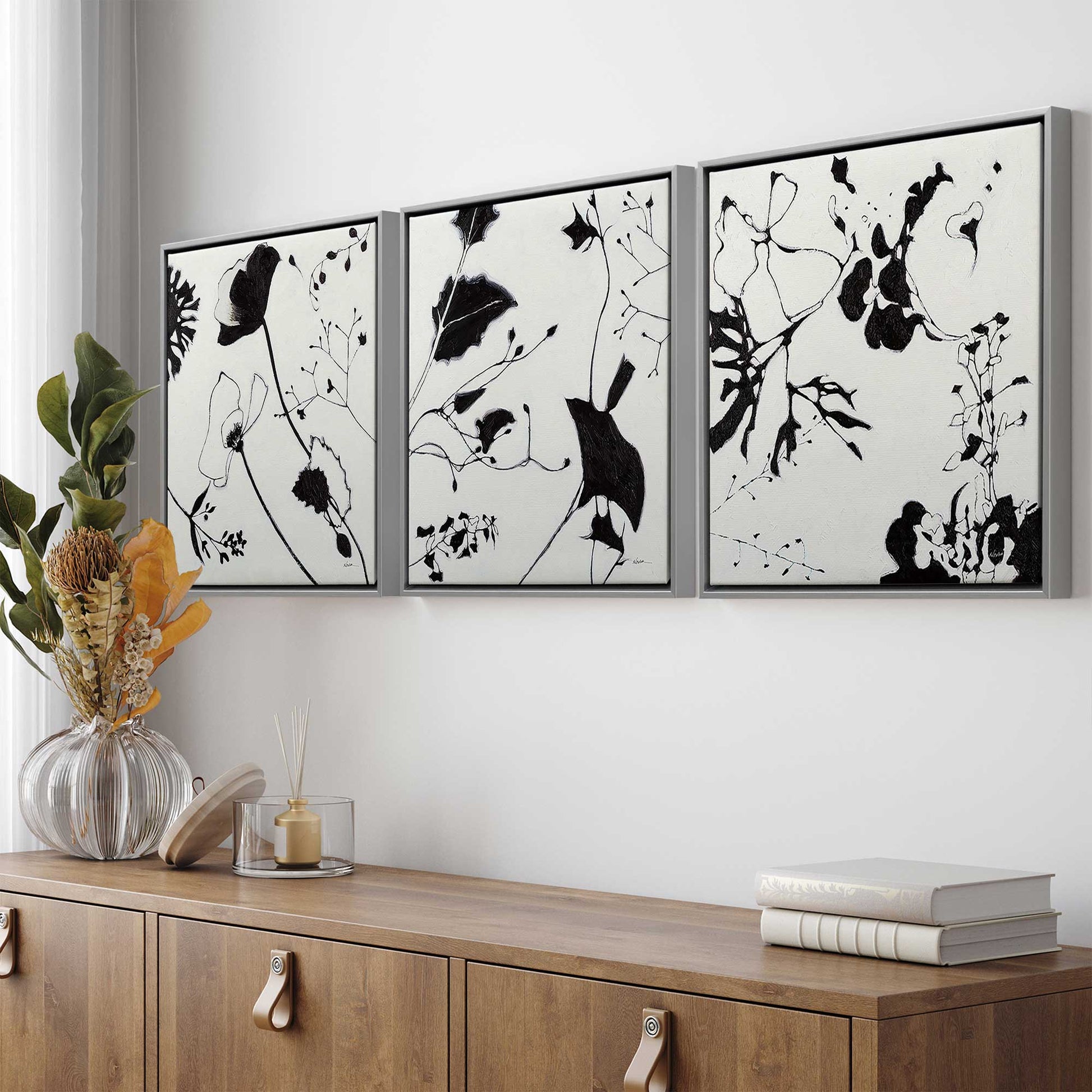 [Color:Satin Black], Picture of art in a Satin Black frame