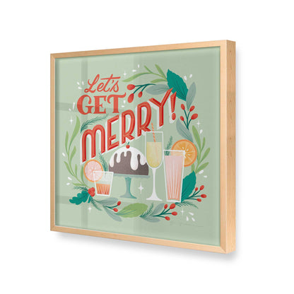 [Color:Raw Maple], Picture of art in a Raw Maple frame at an angle