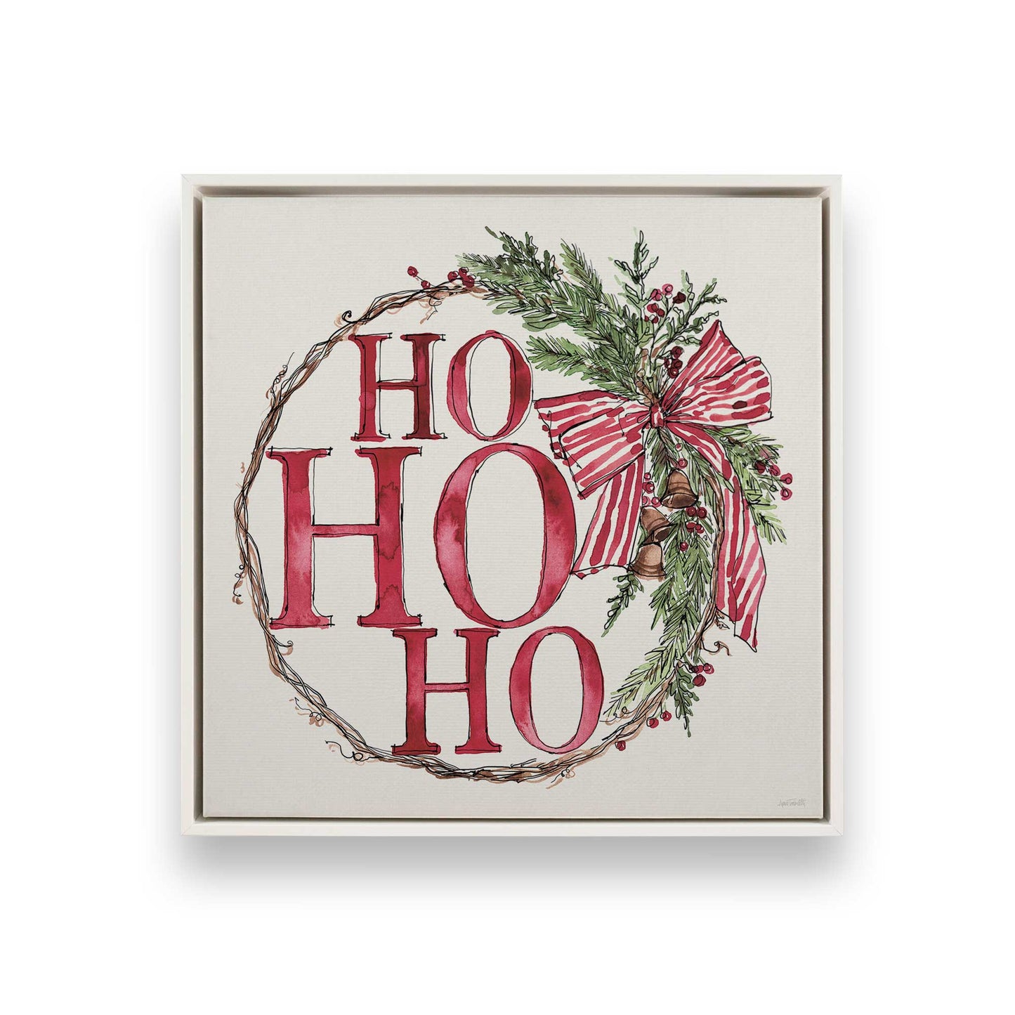 [Color:Opaque White], Picture of art in a White frame