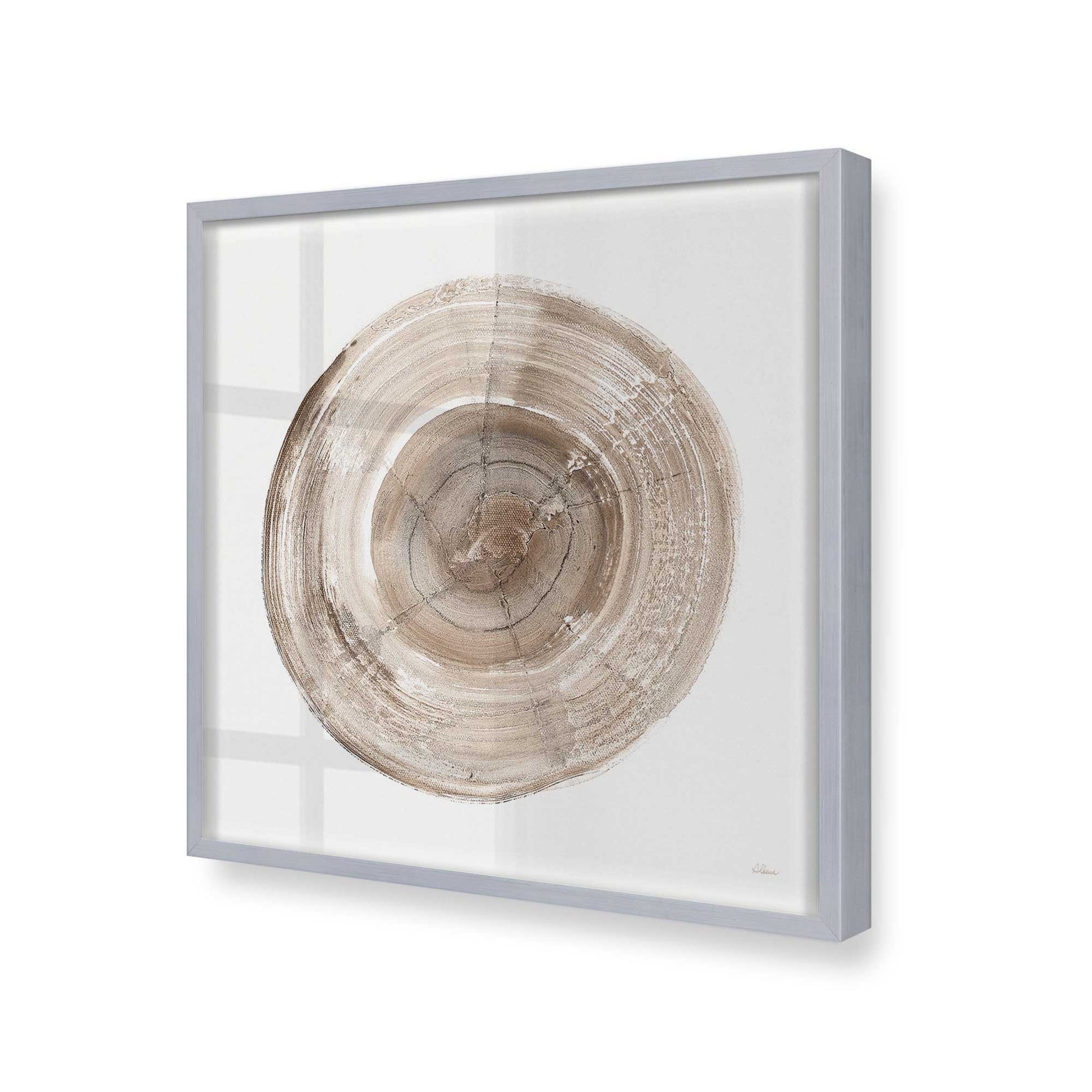[Color:Polished Chrome], Picture of art in a Polished Chrome frame at an angle
